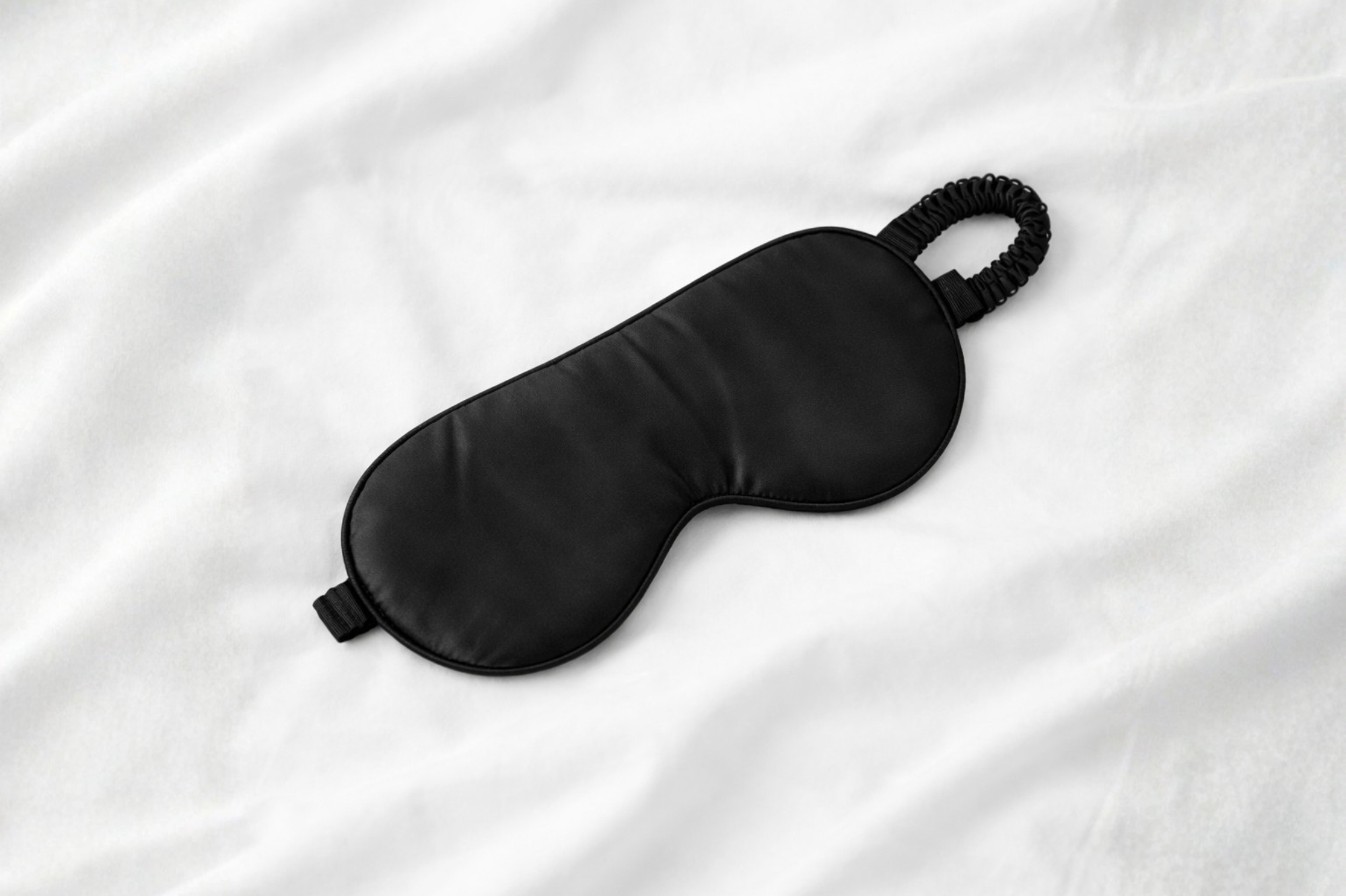 3 Silk Sleep Mask - Midnight Black | SilkFactory - handmade in Croatia