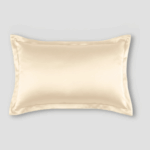 Taie D’oreiller En Soie – Creamy Gold